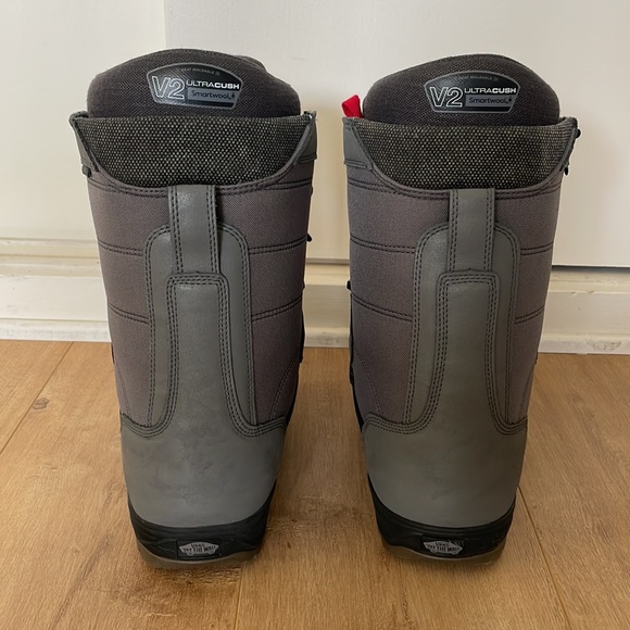 Vans Hi-Standard Pro Snowboard Boot - 2022 Gray Black - Excellent Condition - Picture 4 of 9